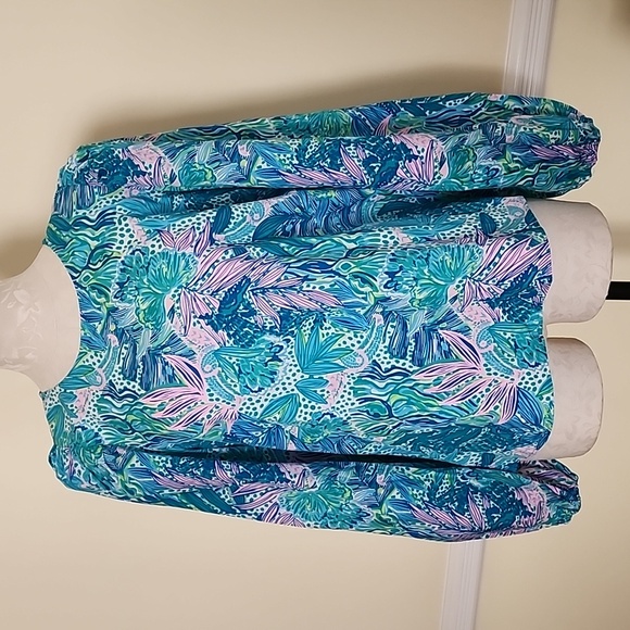Lilly Pulitzer Lynnley L/S top L - Picture 1 of 6